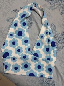 Floral Halter Neck Top
