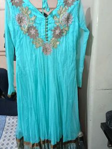 A Gown For Party With Dupatta&amp;leggings