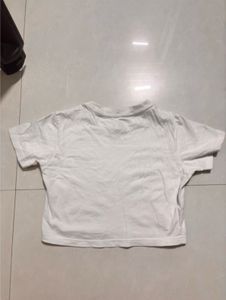 White baby Tee - Casual Style 🏁🏁