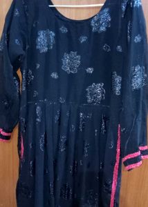 Naira Cut Black kurti❤️