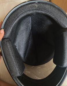 Solid Motorcycle Helmet - Black &amp; Red