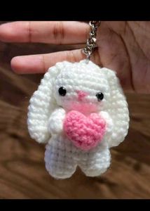 Bunny Heart Keychain🌷