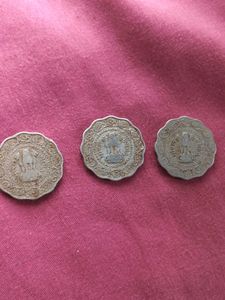 Vintage Indian Coins - Pair