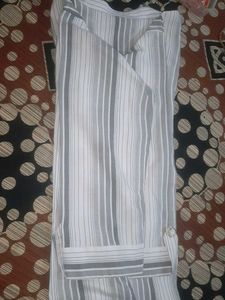 Striped Button-Down Top