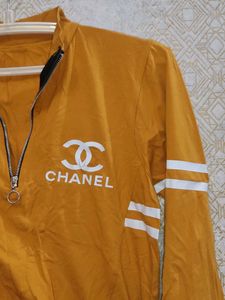 Collared With Chain Crop Top For Winters