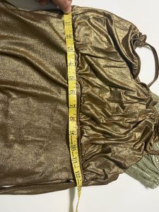 Party Wear Golden Shimmer Dress