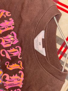 Brown Sweatshirt From H&amp;M
