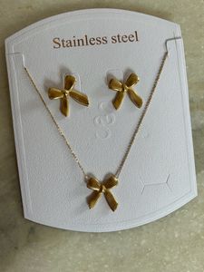 Anti Tarnish Chain And Earring Combo