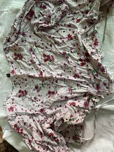 Floral Wrap Top