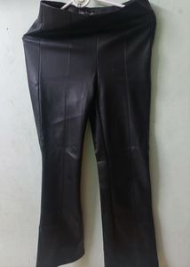 The Secret Black Faux Leather Pants