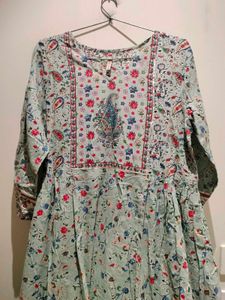 Juniper Floral Print Maxi Dress Never Used