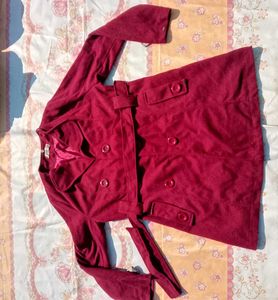 Women’s Maroon Winter Coat |
