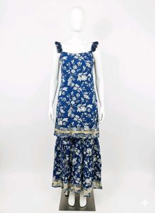 navy blue festive wear sharara