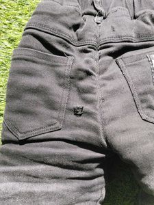 Kids Black Denim Pants
