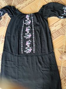 Floral Embroidered Dress