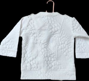 White Crop Jacket