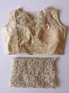 Golden Blouse + One Duppata Free