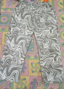 Fully Stitched Gray Swirl Print Coord Dress