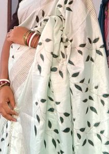 Leaf Print Saree For This SAWAN 🌧️🌧️🌧️