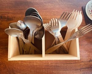 Wooden Spoon Organizer
