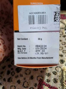 The Derma Co. Sunscreen