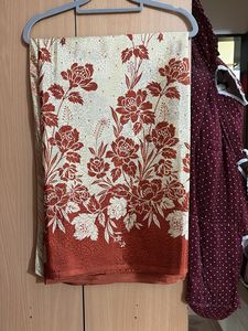 Elegant Floral Print Saree