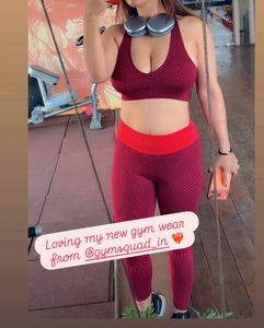 Red Gym Wear Set