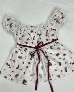 Pretty Rosie Linen Top