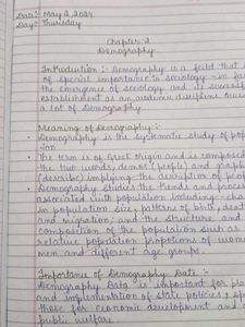 Notes For Class12 Arts Eng Sociology