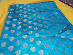 Beautiful Saree With Ready Blouse.... Princess Cut Blouse