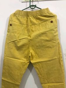 Mustard Yellow Knee Length Bottoms