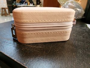 Faux Leather Mini Jewelry Travel Case,Small