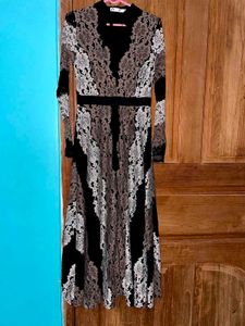 Original Shein Lace Work Maxi Dress