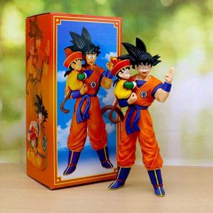 30cm Goku With Kid Gohan Anime Action Figure