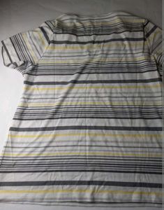 CRAFT&amp;BARROW Striped V-Neck Tee