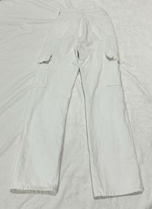 Zara White Cargo