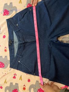 Dark Blue Wide Leg Pants