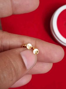 Stud Earrings Gold
