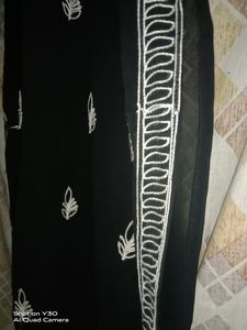 Black Chikankarii Kurti 🌚⚡