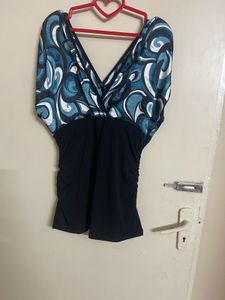 Chic Patterned Mini Dress