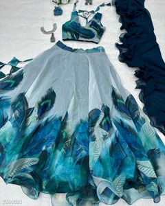 Organza Stylish Lehenga