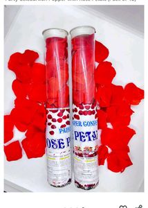 Party Popper With Rose Petal - 12 Pcs