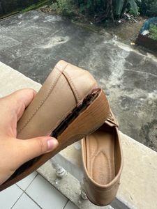 Beige Loafers