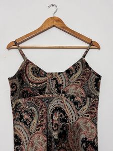 Paisley Print Slip Dress