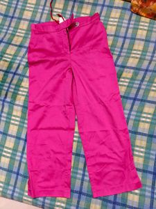 Pink Cropped Trousers