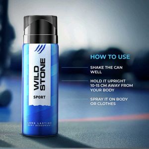 Wild Stone Sport 150ml Long Lasting Body Deodorant
