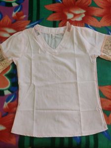 Korean Style Baby Pink Top
