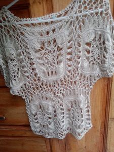 Crochet Knit Top