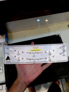 Pure Silver Fancy Payal (Wt: 58.280gm)