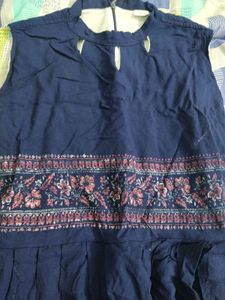 Boho Vibes Navy Blue Dress